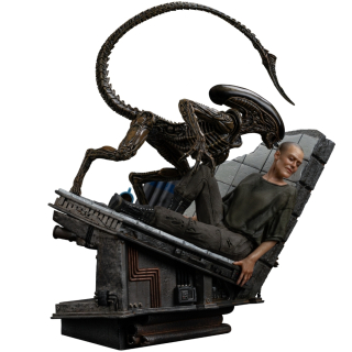 Soška Ellen Ripley And Dog Alien - Alien 3 Art Scale 1/10